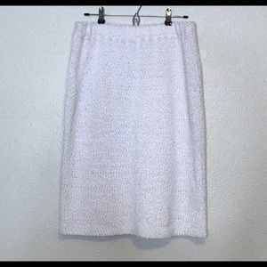 St. John Metallic Knit Skirt Size 12